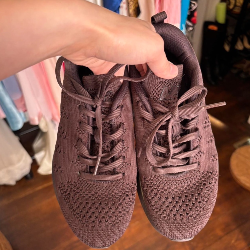 brown APL sneakers